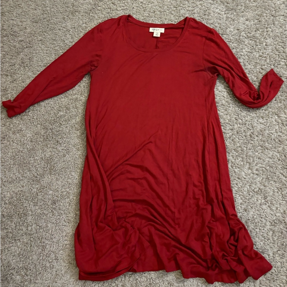 Red Swing Dress